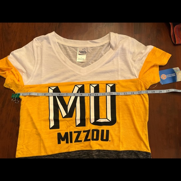 Missouri University Tigers Ladies Fitted Crew Neck T-Shirt Mizzou - Picture 6 of 9